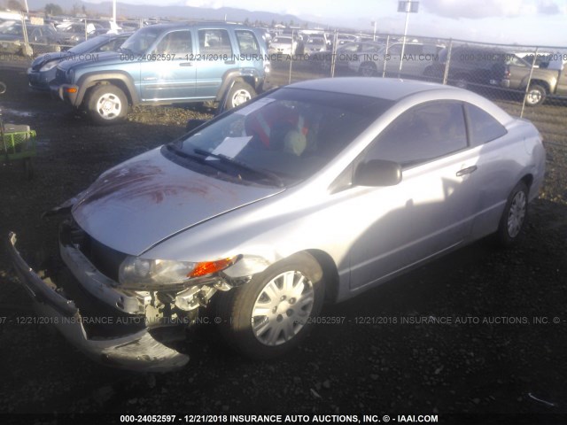 2HGFG11228H570506 - 2008 HONDA CIVIC DX SILVER photo 2