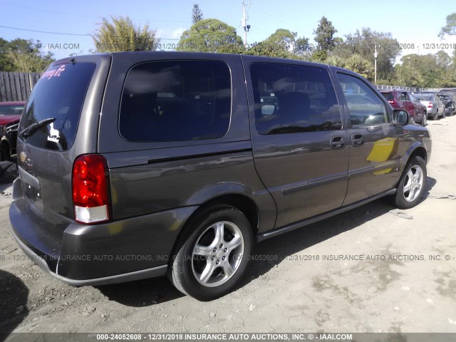 1GNDV23148D109155 - 2008 CHEVROLET UPLANDER LS BROWN photo 4