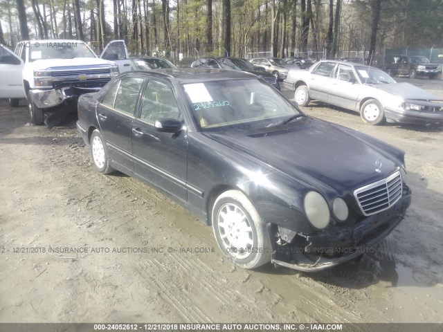 WDBJF65J11B205533 - 2001 MERCEDES-BENZ E 320 BLACK photo 1