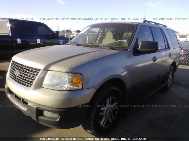 1FMPU15546LA62291 - 2006 FORD EXPEDITION XLT GOLD photo 2