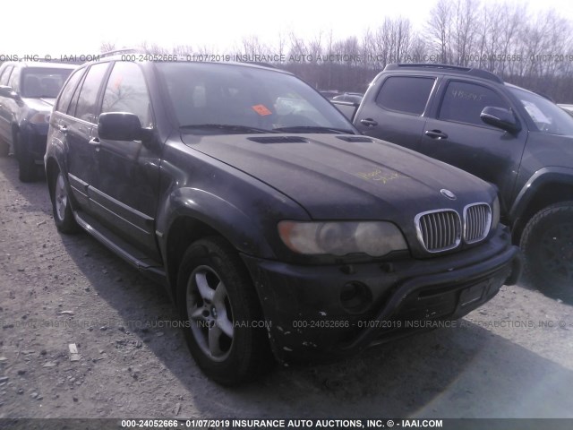 WBAFB33541LH17143 - 2001 BMW X5 4.4I BLACK photo 1