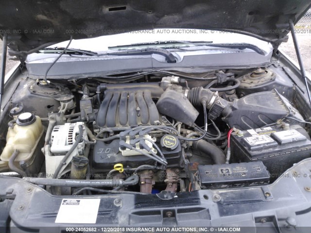 1FAFP55UX1G130302 - 2001 FORD TAURUS SES GRAY photo 10