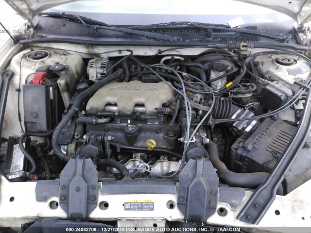 1G2WK52J03F133256 - 2003 PONTIAC GRAND PRIX SE WHITE photo 10