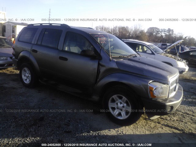 1D4HB38N24F233169 - 2004 DODGE DURANGO ST GRAY photo 1