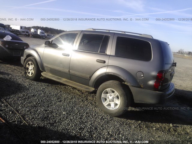 1D4HB38N24F233169 - 2004 DODGE DURANGO ST GRAY photo 3