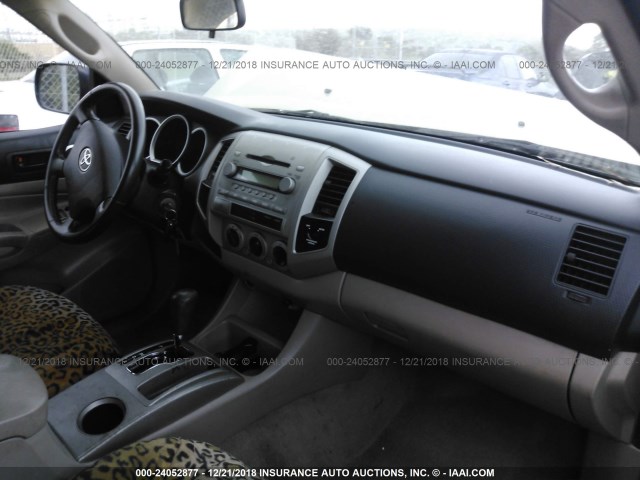 5TETX22N25Z087579 - 2005 TOYOTA TACOMA ACCESS CAB ოქროსფერი ფოტო 5