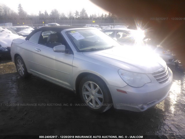 1C3LC65M28N633203 - 2008 CHRYSLER SEBRING LIMITED SILVER photo 1