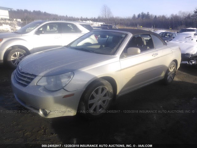 1C3LC65M28N633203 - 2008 CHRYSLER SEBRING LIMITED SILVER photo 2