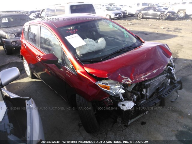 3N1CE2CP6GL353393 - 2016 NISSAN VERSA NOTE S/S PLUS/SV/SL/SR RED photo 1