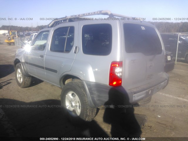 5N1ED28T24C635239 - 2004 NISSAN XTERRA XE/SE SILVER photo 3