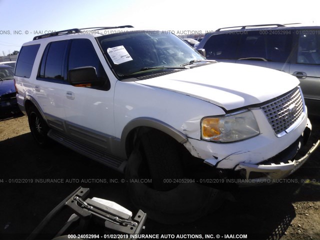 1FMFU17545LA70530 - 2005 FORD EXPEDITION EDDIE BAUER WHITE photo 1