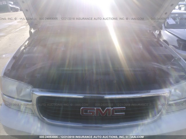 1GKFK16Z83J120468 - 2003 GMC YUKON XL K1500 WHITE photo 10