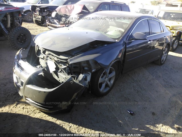 1G1ZC5E02CF248989 - 2012 CHEVROLET MALIBU 1LT 灰色 照片 2