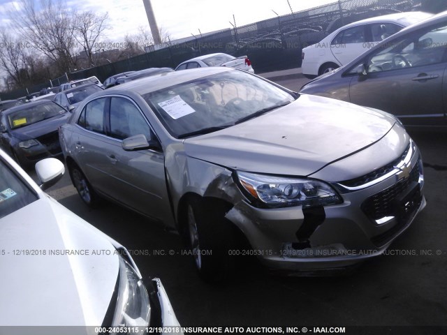 1G11C5SL1FF107184 - 2015 CHEVROLET MALIBU 1LT GOLD photo 1