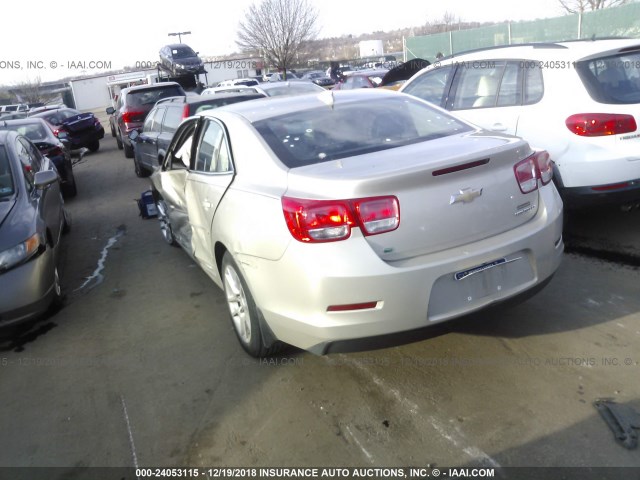 1G11C5SL1FF107184 - 2015 CHEVROLET MALIBU 1LT GOLD photo 3