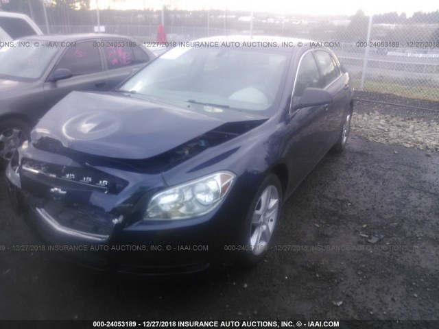 1G1ZB5E14BF278697 - 2011 CHEVROLET MALIBU LS ლურჯი ფოტო 2