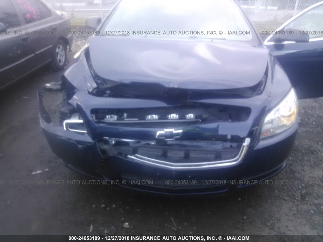 1G1ZB5E14BF278697 - 2011 CHEVROLET MALIBU LS ლურჯი ფოტო 6