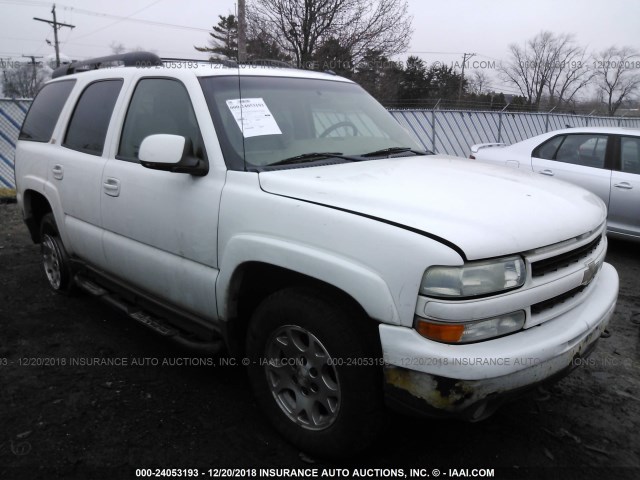 1GNEK13T44R149774 - 2004 CHEVROLET TAHOE K1500 WHITE photo 1