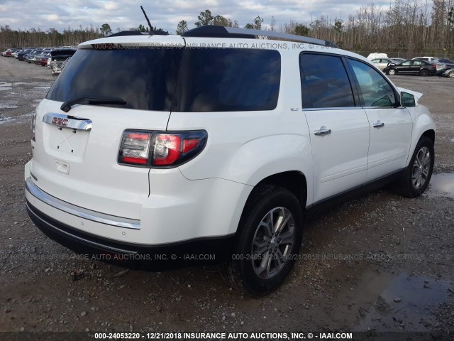 1GKKRRKDXGJ291442 - 2016 GMC ACADIA WHITE photo 4