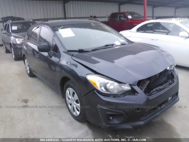 JF1GPAA64D2215027 - 2013 SUBARU IMPREZA GRAY photo 1