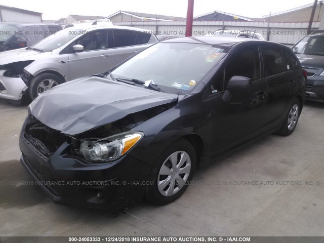 JF1GPAA64D2215027 - 2013 SUBARU IMPREZA GRAY photo 2