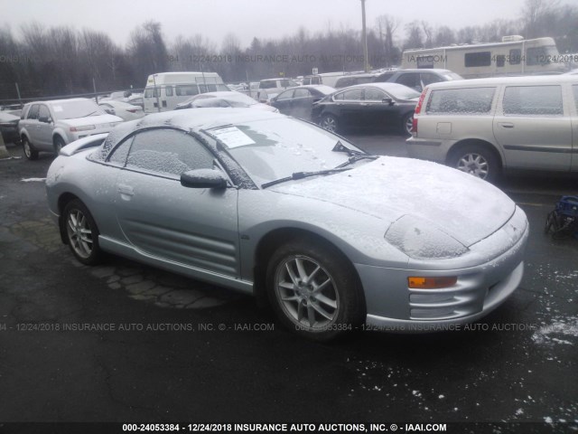 4A3AE55H21E005879 - 2001 MITSUBISHI ECLIPSE SPYDER GT SILVER photo 1