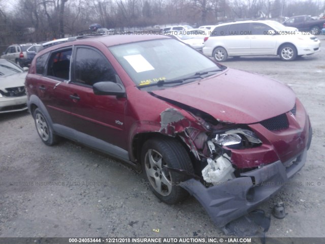 5Y2SL62873Z403124 - 2003 PONTIAC VIBE RED photo 1