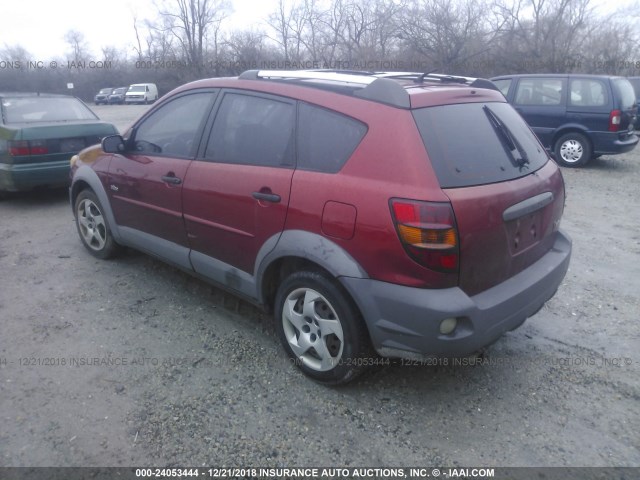 5Y2SL62873Z403124 - 2003 PONTIAC VIBE RED photo 3