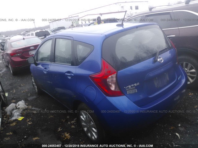 3N1CE2CP2GL360132 - 2016 NISSAN VERSA NOTE S/S PLUS/SV/SL/SR BLUE photo 3