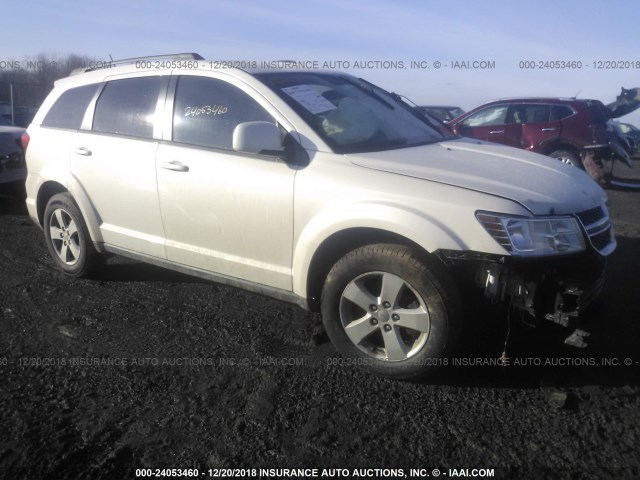 3C4PDCBG3CT368498 - 2012 DODGE JOURNEY SXT WHITE photo 1