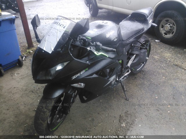 JKBZXJE10FA016654 - 2015 KAWASAKI ZX636 E BLACK photo 2