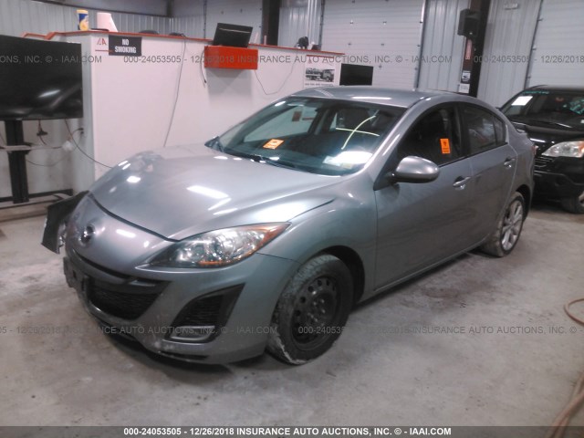 JM1BL1S61A1292177 - 2010 MAZDA 3 S GRAY photo 2