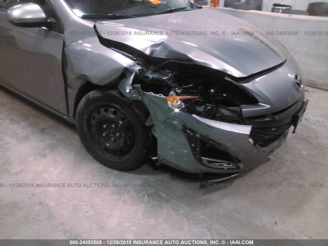 JM1BL1S61A1292177 - 2010 MAZDA 3 S GRAY photo 6