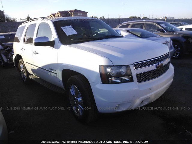 1GNFK33079R113557 - 2009 CHEVROLET TAHOE K1500 LTZ WHITE photo 1