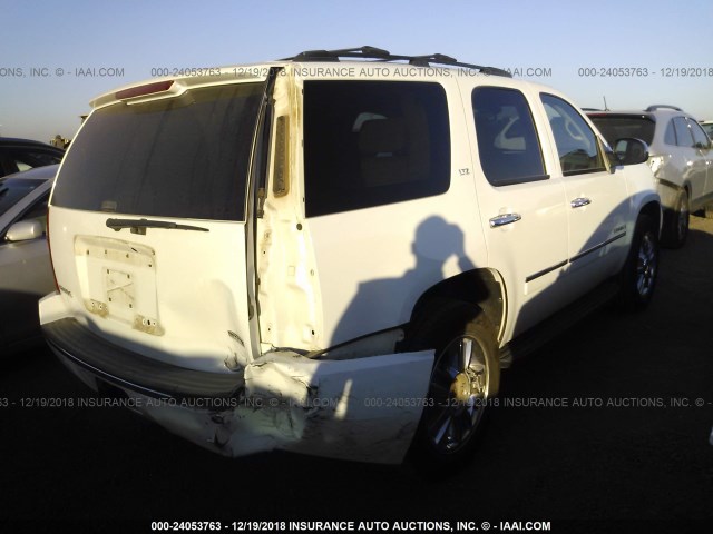 1GNFK33079R113557 - 2009 CHEVROLET TAHOE K1500 LTZ WHITE photo 4