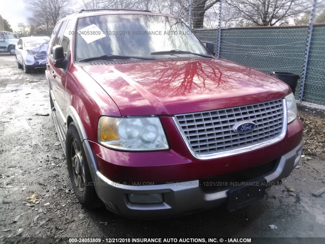 1FMPU18L43LB03573 - 2003 FORD EXPEDITION EDDIE BAUER BURGUNDY photo 6