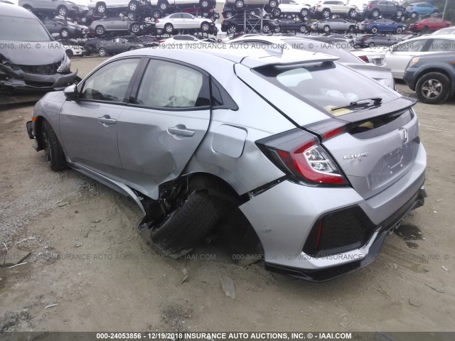 SHHFK7H47JU207068 - 2018 HONDA CIVIC SPORT Silber Foto 6