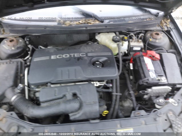 1G2ZF57B584156814 - 2008 PONTIAC G6 VALUE LEADER/BASE BLACK photo 10