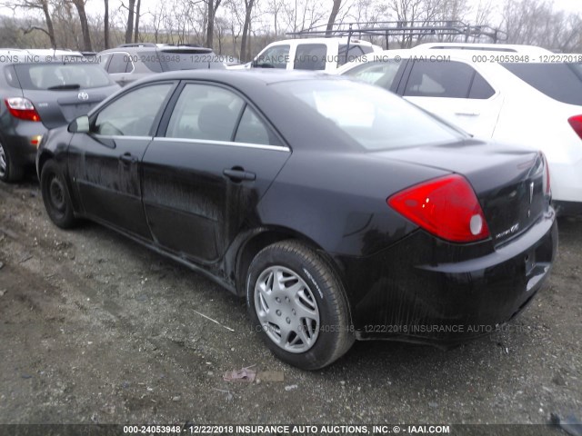 1G2ZF57B584156814 - 2008 PONTIAC G6 VALUE LEADER/BASE BLACK photo 3