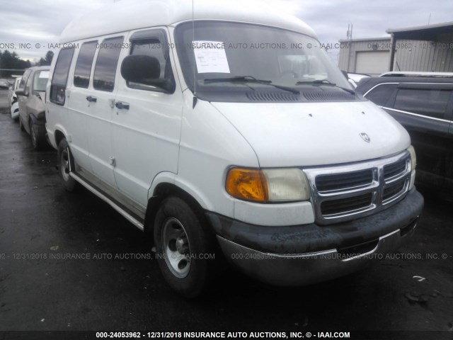 2B6HB11X32K145134 - 2002 DODGE RAM VAN B1500 WHITE photo 1