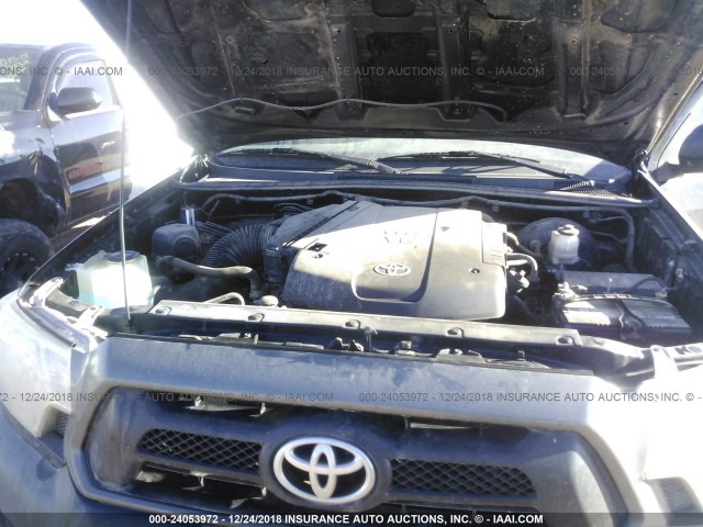 5TFJU4GN8DX046870 - 2013 TOYOTA TACOMA DOUBLE CAB PRERUNNER BLACK photo 10