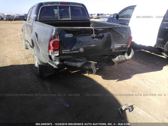 5TFJU4GN8DX046870 - 2013 TOYOTA TACOMA DOUBLE CAB PRERUNNER BLACK photo 6