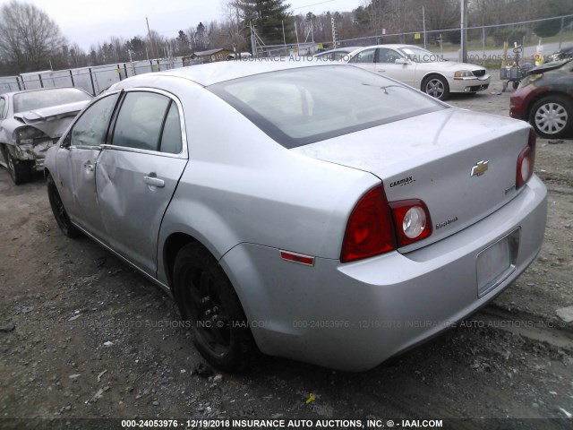 1G1ZA5E05AF290527 - 2010 CHEVROLET MALIBU LS SILVER photo 3