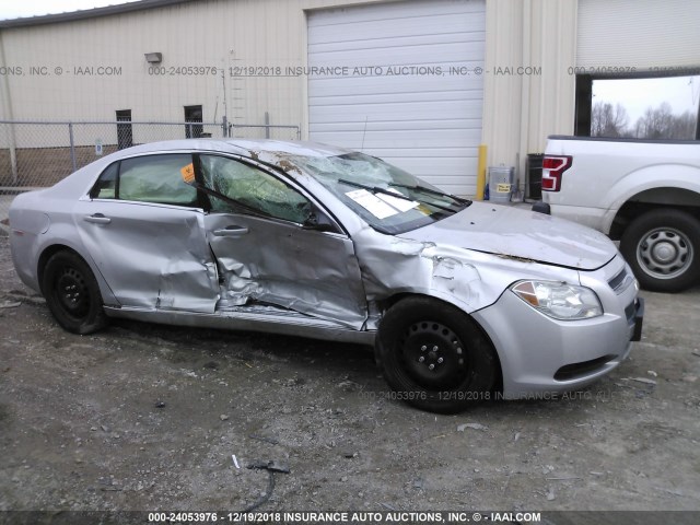 1G1ZA5E05AF290527 - 2010 CHEVROLET MALIBU LS SILVER photo 6