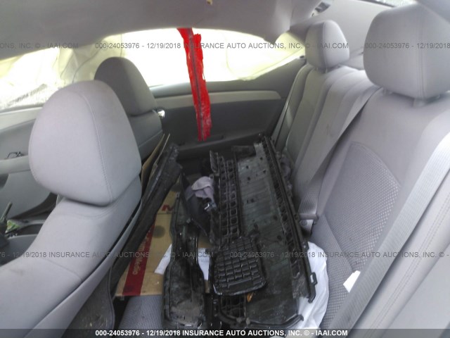 1G1ZA5E05AF290527 - 2010 CHEVROLET MALIBU LS SILVER photo 8