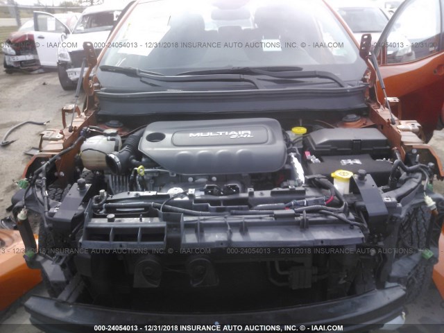 1C4PJMBB6FW520694 - 2015 JEEP CHEROKEE TRAILHAWK 橙色 照片 10