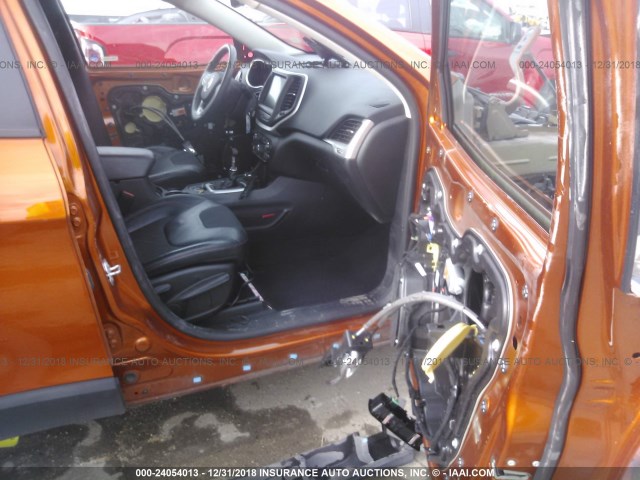 1C4PJMBB6FW520694 - 2015 JEEP CHEROKEE TRAILHAWK 橙色 照片 5