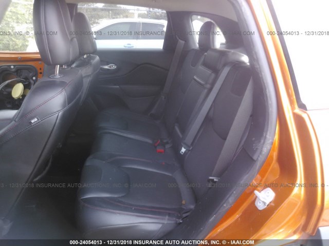 1C4PJMBB6FW520694 - 2015 JEEP CHEROKEE TRAILHAWK 橙色 照片 8