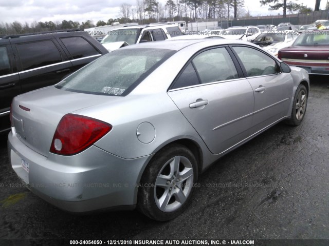 1G2ZF58BX74100736 - 2007 PONTIAC G6 VALUE LEADER/BASE SILVER photo 4