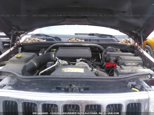 1J8HG48P17C672898 - 2007 JEEP COMMANDER Qırmızı foto 10